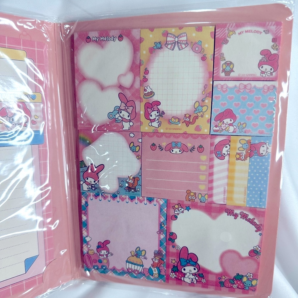 Sanrio MY MELODY Self-Stick Notes, Stationary Book - Picture 4 of 5